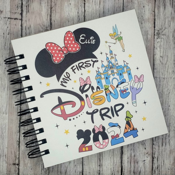 New! 2024 Disney Autograph Book My First Trip Girls  Book  Scrapbook personalized Photo Book 80 pages