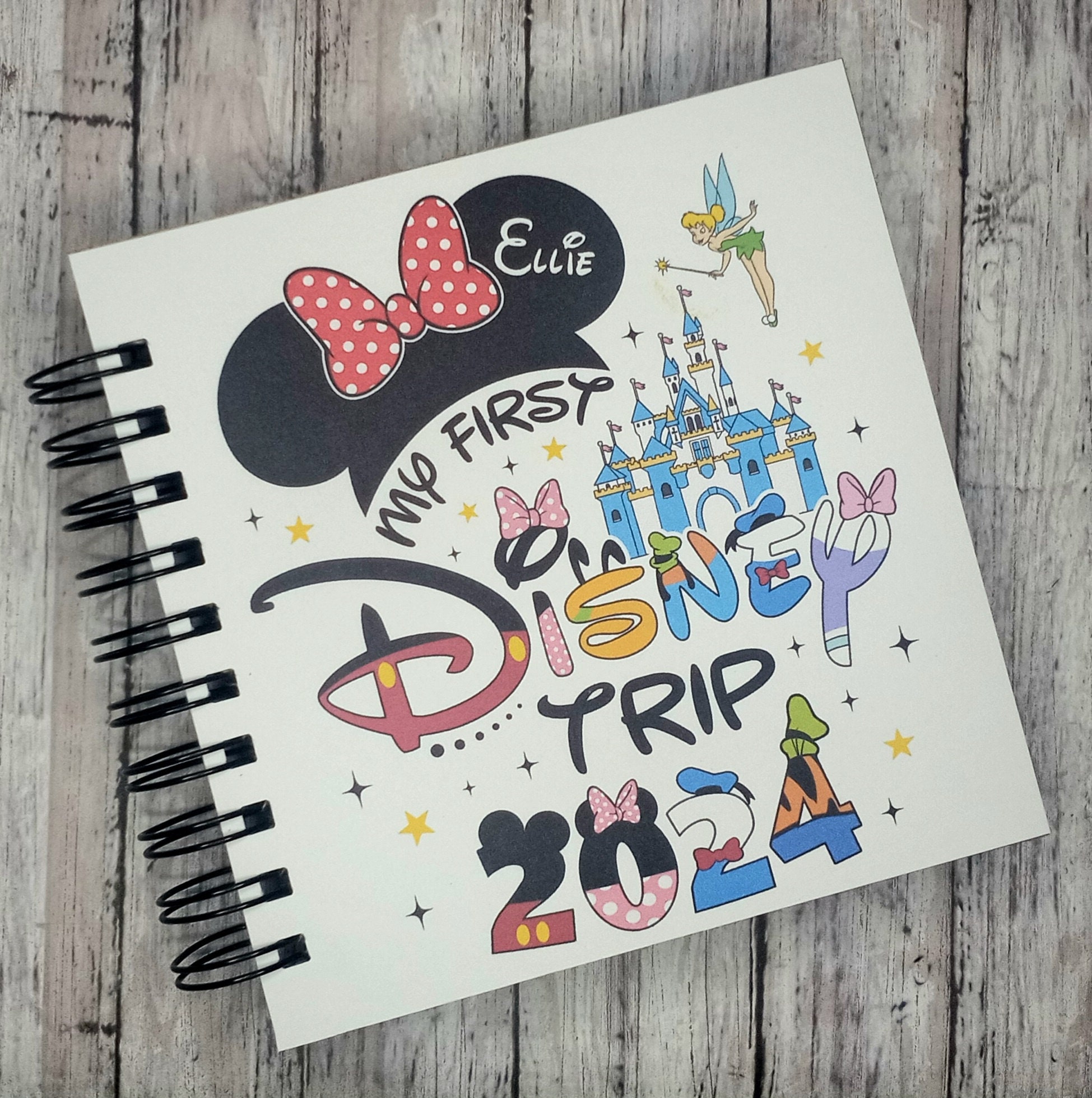 2024 Disney Autograph Book Personalizado Clásico Mickey Mouse Disney World  Disneyland Disney Cruise Álbum de fotos Libro de memoria Libro de firmas -   España