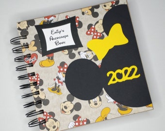 2024 Disney Autograph Memory Book Mickey & Minnie personalized scrapbook