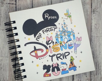 New! 2024 Disney Autograph Book My First Trip Boys Book  Scrapbook personalized Photo Book 80 pages