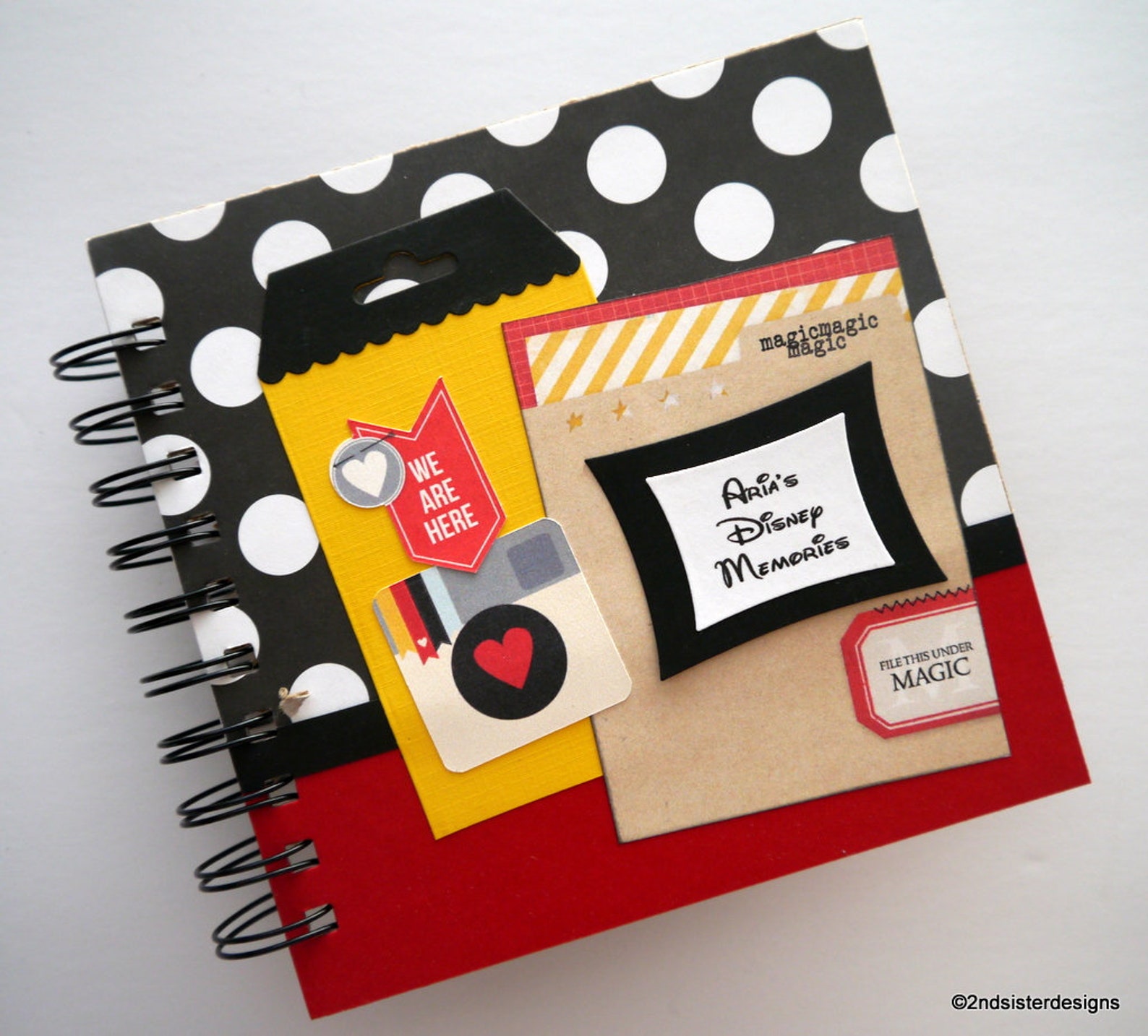 80 pages Disney Memories Book Scrapbook Vacation Photo Book Etsy