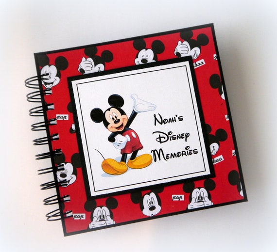 Disney Mickey Mouse 8 x 8 Black Scrapbook Album - NEW in shrink wrap