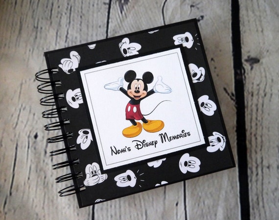 Disney Autograph Book Great for Boys Scrapbook Photo Book Black and White  Mickey 