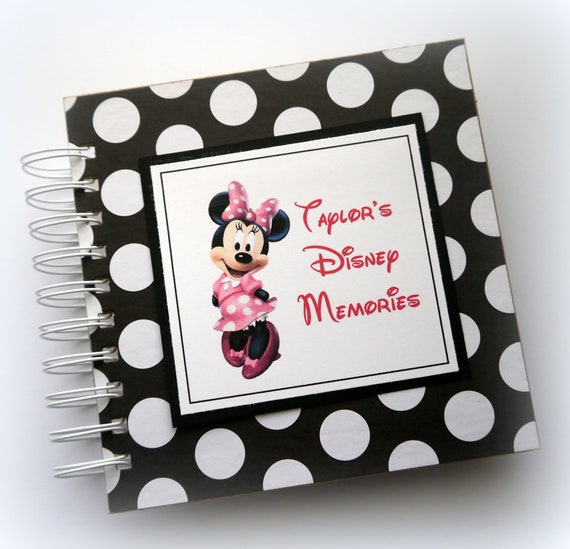 2024 Disney Autograph Book Scrapbook 80 Pages Personalized Vacation Photo  Book Celestial Purple 