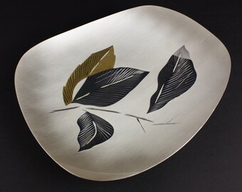 WMF Ikora silver plated bowl, bruched, mcm 50s 60s vintage, Germany, Mid Century