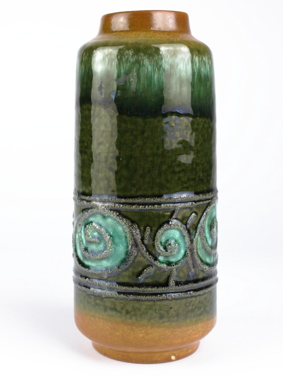 【東ドイツ Strehlaの花瓶】ミッドセンチュリー 352 Strehla のヴィンテージ セラミック花瓶、70 年代のセラミック花瓶