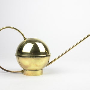 Mcm brass watering can, vintage brass watering can, vintage, German art and craft, Mid Century