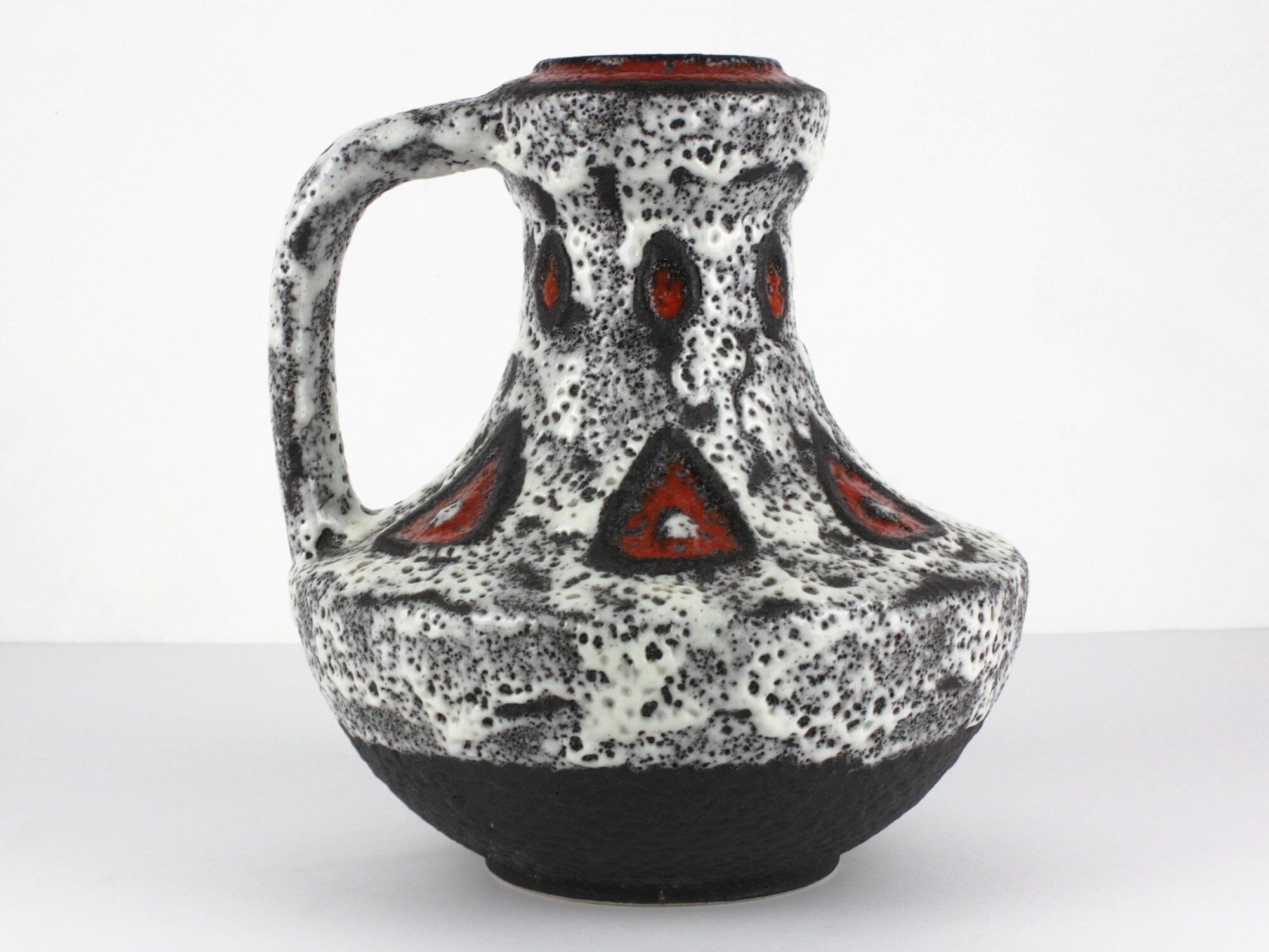 jopeko　ヨペコ　西ドイツ　ヴィンテージ　花瓶 西ドイツ製 ヴィンテージ Jopeko 陶器の花瓶 Fat Lava ファット