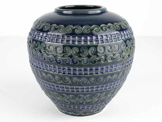 Fat lava 花瓶高さ35cm D&B社良品 西ドイツヴィンテージ赤花瓶Art