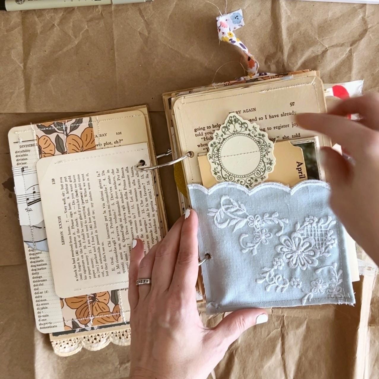 Antique 1922 Handmade Junk Journal - Etsy