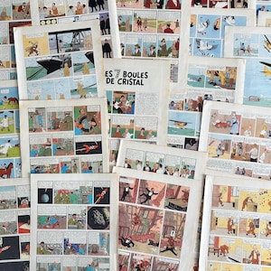 The Adventures of Tintin 1948 printed in France