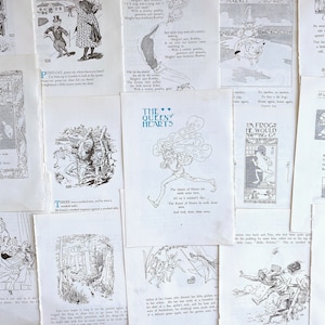 vintage 1967 Kinderlieder, Märchen Illustrationen