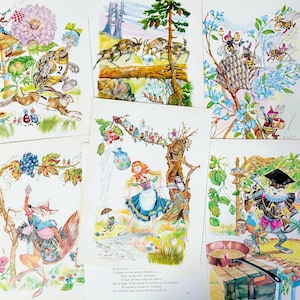 large vintage French fairy tales