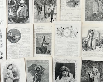 1902 A Child’s Companion Seiten, antike Anzeigen