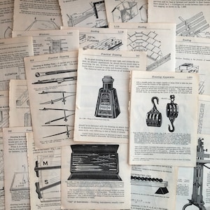 Pages de livres anciens d'architecture et de construction, pages de livres anciens d'architecture pour la maison