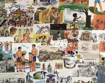 Summer Ephemera Pack: Vintage Images for Junk Journals