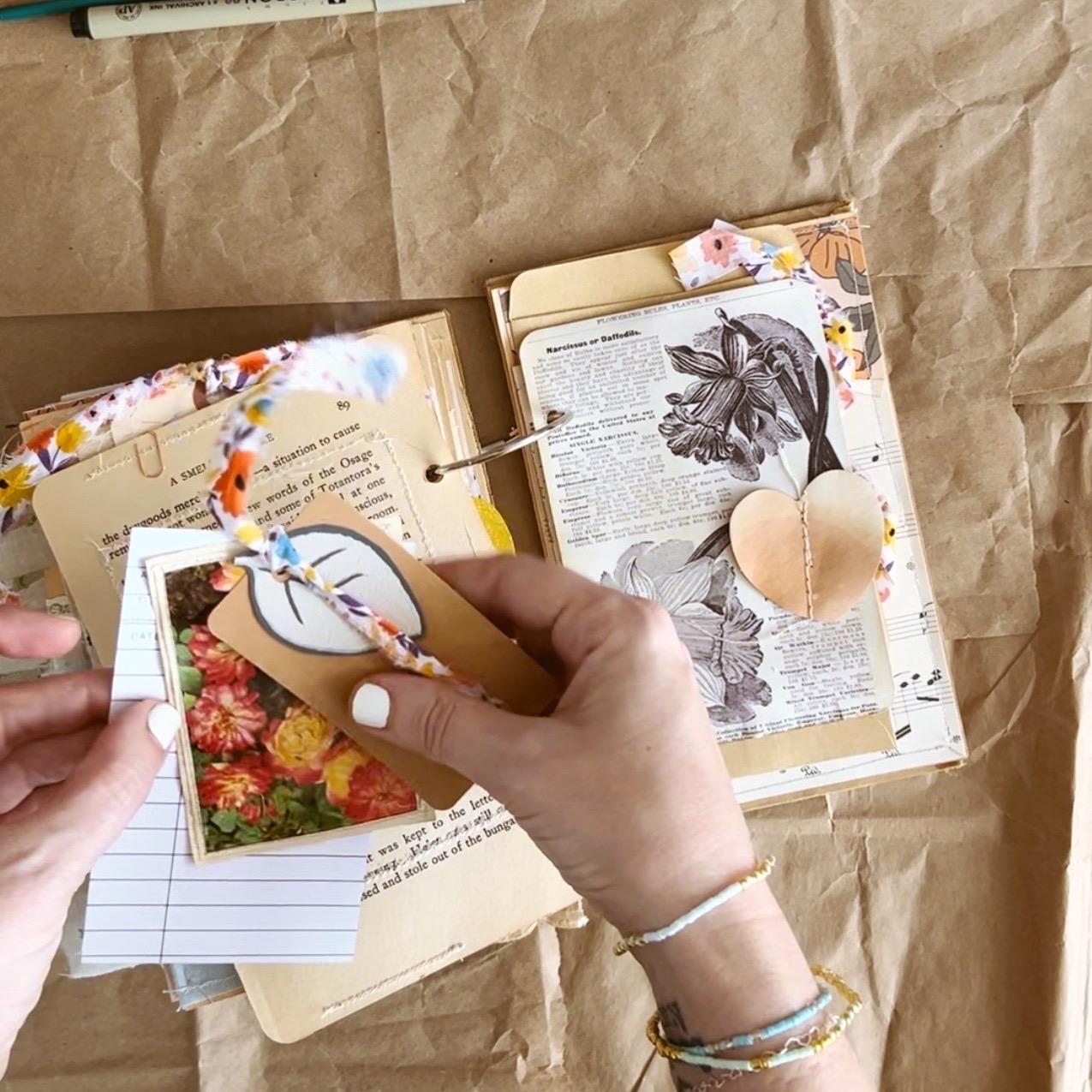 Vintage fashion Junk Journal Kit 1920s | Creative Market