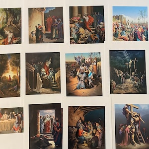 Vintage Illustrationen der Bibelgeschichte aus dem Neuen Testament