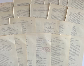 1953 vintage John Milton poetry pages