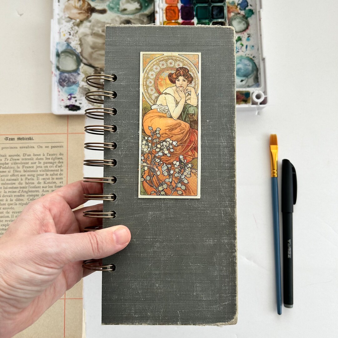 100% Vintage Narrow Junk Journal, Art Journal, Smash Book Journal ...