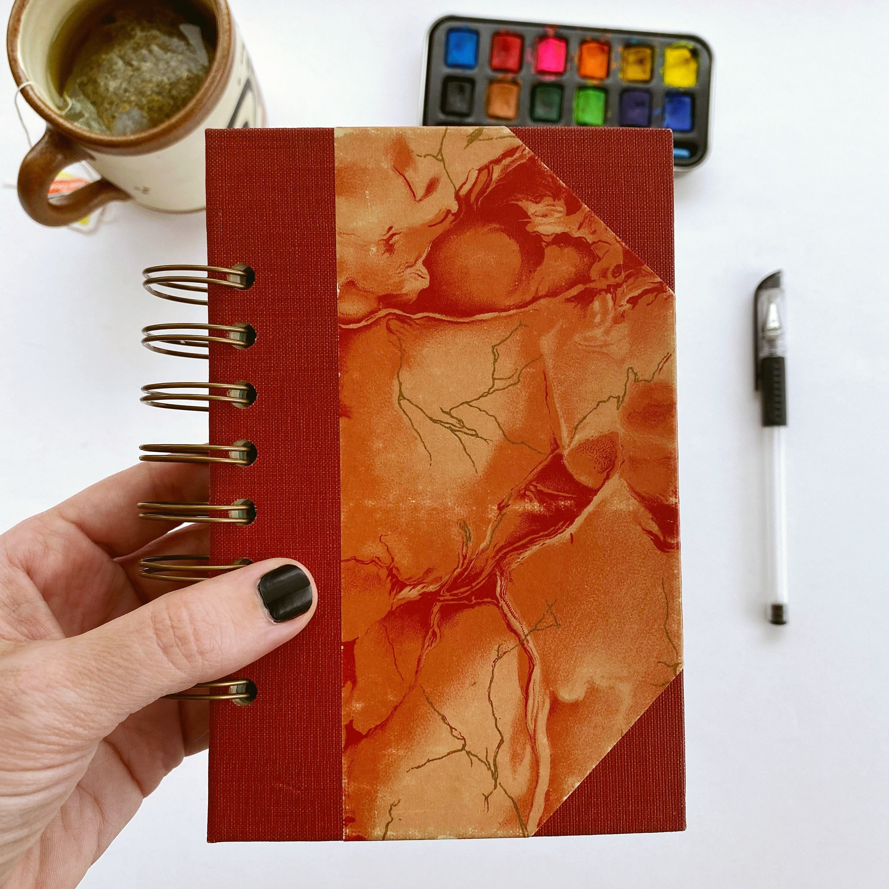 Mini 100% Vintage 1927 Junk Journal, Vintage Mixed Media