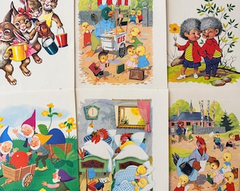 Vintage Märchen Illustrationen in Deutschland gedruckt
