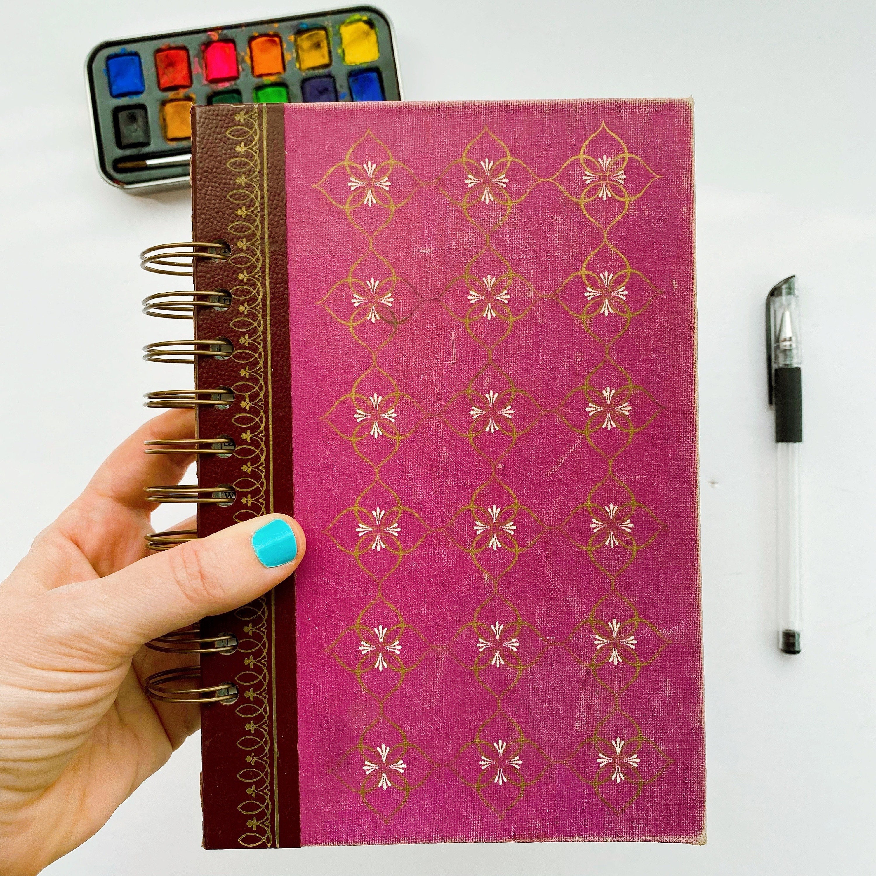 100% Vintage Botanical Themed Junk Journal Art Journal - Etsy