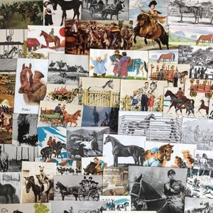 Objets éphémères de chevaux pour des revues de rebut, des livres à succès, des revues d'art, des collages et des oeuvres d'art modifiées