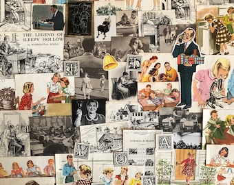 May include: A colorful collage of images featuring children, school scenes, and various objects. The collage includes images of children in school uniforms, a school bus, a classroom, and a playground. The collage also includes images of children playing games, reading books, and learning in a classroom. The collage is a fun and whimsical representation of childhood and education.