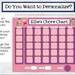 Kids Weekly Magnet Chore Chart Task Chart Daily/Weekly | Etsy