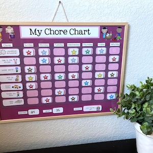 Kids Chore Chart, Responsibility Chart, Daily/Weekly - Personalized Option