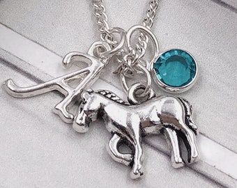 mother and child horse necklace