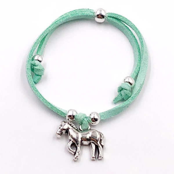 Horse Charm Bracelet Etsy