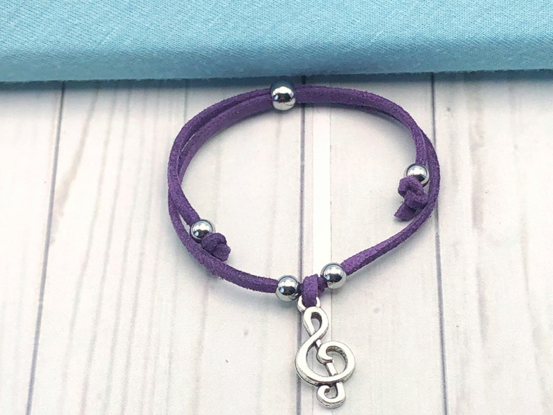 Music Note Charm Bracelet Gift for Kids Music Coach Etsy