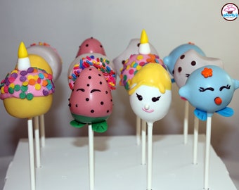 Shopkins Theme Gourmet Cake Pops