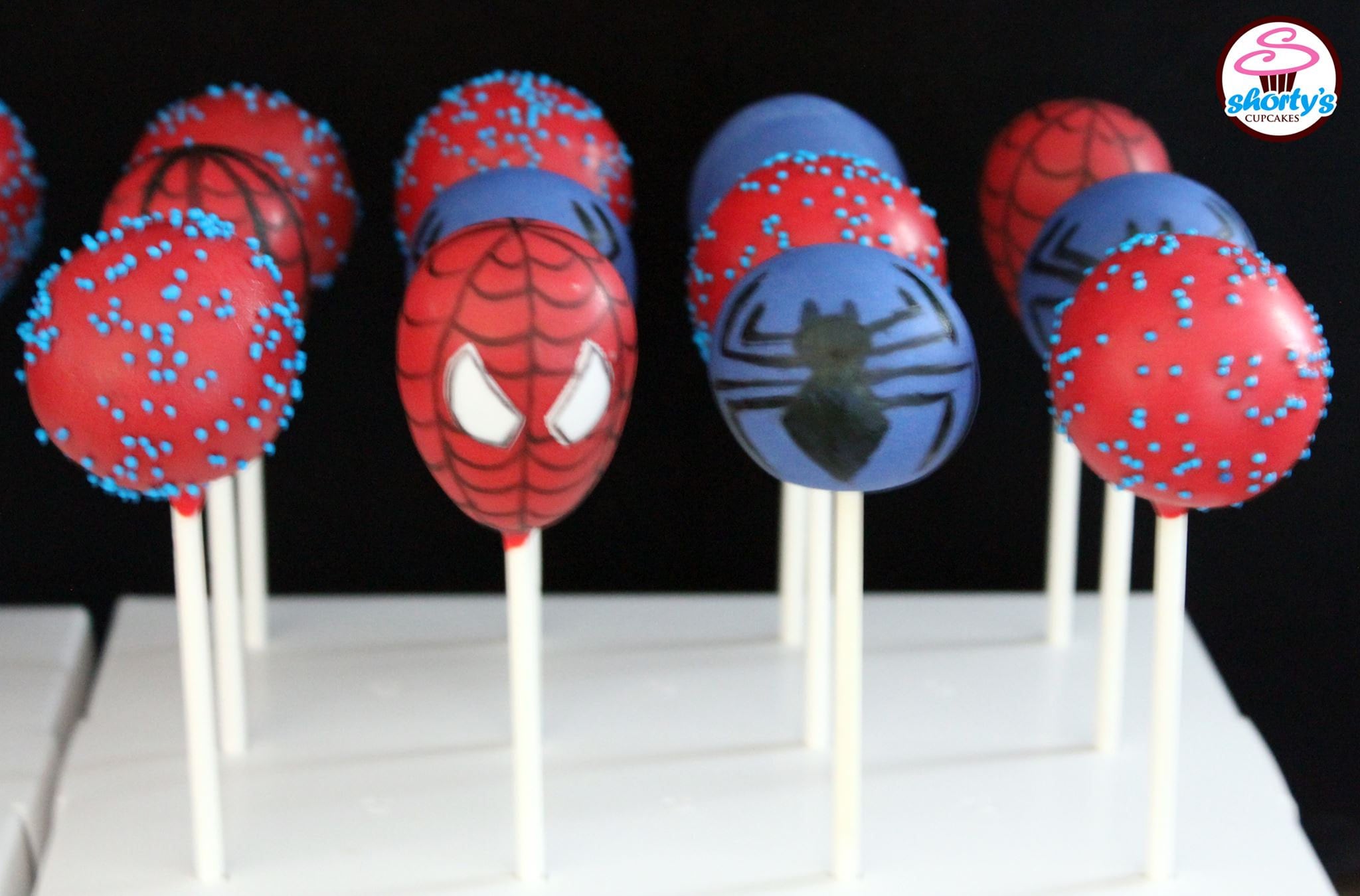 Spiderman Themed Cake Pops - Etsy