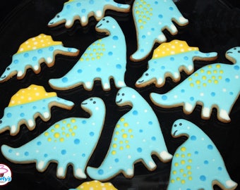 Dinosaur Theme Sugar Cookies