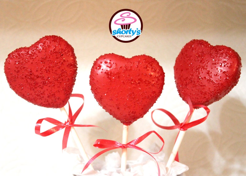 Valentine Heart Shaped Gourmet Cake Pops image 1