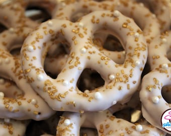 White Chocolate Covered Pretzels