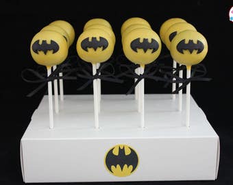 Batman Themed Cake Pops