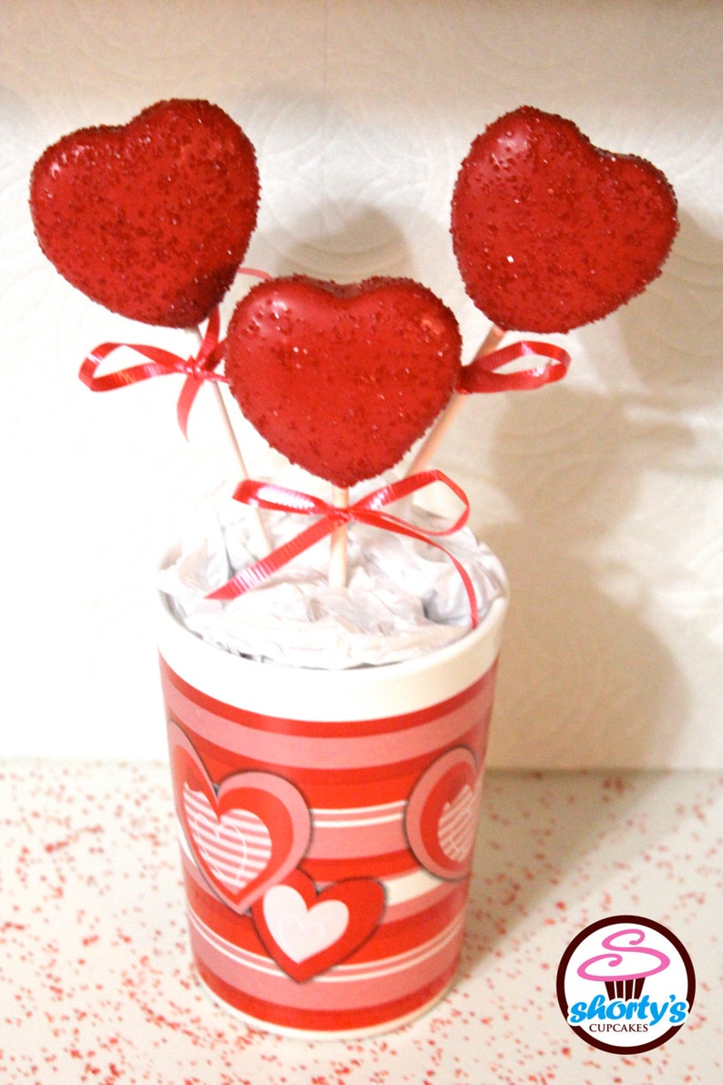 Valentine Heart Shaped Gourmet Cake Pops image 2