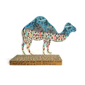 Rev. Howard Finster – Desert Taxi, 1990, Painted Sculpture