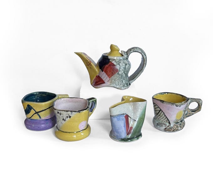 Studio Pottery Tea Set