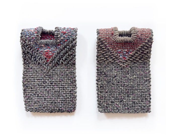 Textile / Fiber Art Pair, c. Late 1970s