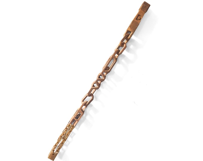 Complex Antique Carved Wood Whimsy Chain