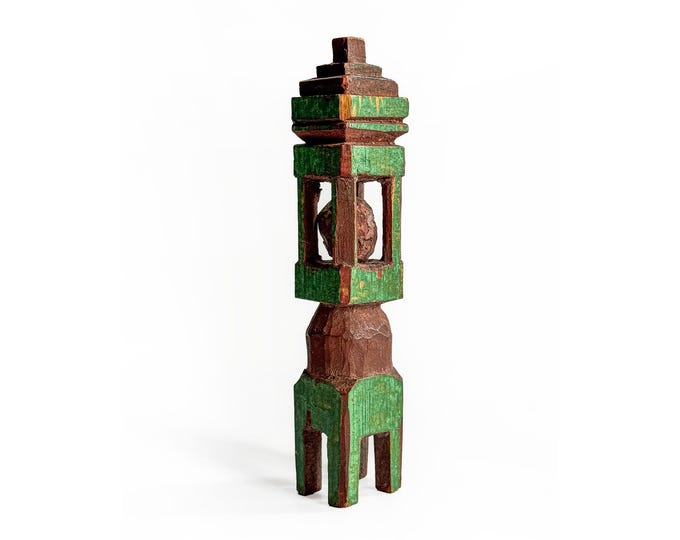 Pagoda-Style Standing Whimsy Ball-in-Cage