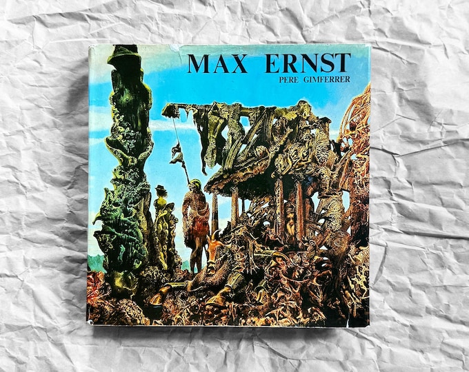 Max Ernst, O La Dissolució De La Identitat, Hardcover Book,1977, by Gimferrer Pere 