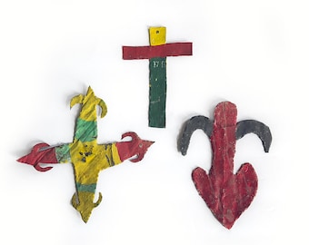 Original David Butler Painted Tin Cut Outs