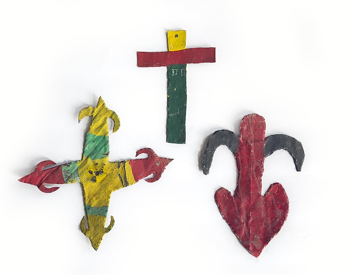 Original David Butler Painted Tin Cut Outs