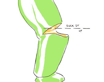 Suck It Up 5" x 7" Print